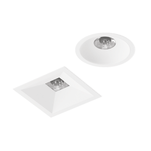 PW-PW - Perfect White baffle and flange BDL6 round and square