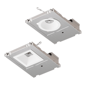 PW-PW - Perfect White baffle and flange BDL6 round and square with new construction tray